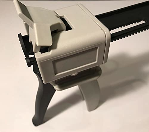 Caulking Gun | 50ml 2 Part Epoxy Glue Sealant AB Glue Gun Mixed 10:1 Adhensive Gun Manual AB Caulking Guns Epoxy Resin Silicone Dispenser Tool | by NAHASU