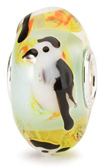 Trollbeads Charm Lied der Hoffnung aus Glas in mehreren Farben, TGLBE-20102