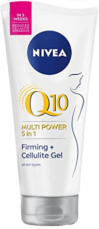 NIVEA Q10 Firming + Good-bye Cellulite Gel Cream, 200ml, Anti Cellulite Cream with Lotus Extract and Co-Enzyme Q10, Noticeable Results in 3 Weeks