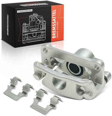 Frankberg Bremssattel Bremszange Hinten Links mit Halter (Lochabstand Halterung 140mm) Kompatibel mit Pajero II Pajero II Canvas Top Pajero Sport I Replace# 342346