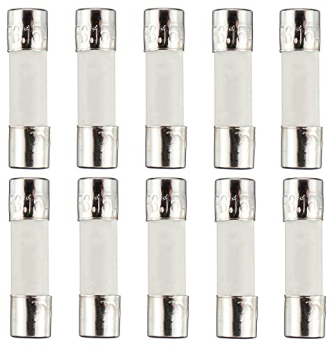 HUAREW F3.15AL250V 10 pz 5 x 20 mm 0,5x2,0 cm Fusibili Tubo Ceramica Colpo Veloce 3.15A 250V