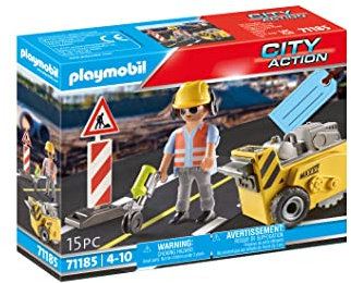 Playmobil Set Cadeau OUVRIER+SCIE DE SOL