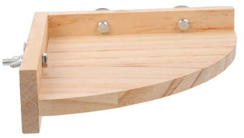DOITOOL Holz Vogelkäfig Sitzstangenplattform Für Papageien Stehplattform Aus Massivholz Hölzerne Plattformstange Für Käfig