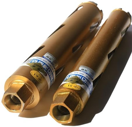VZOZSHAWB Punta a Corona diamantata con connettore M22 for Perforazione a Secco 32-76 * 370-450mm for Apertura di Fori su muratura/Muro di Cemento (Size : 56x370mm, Color : M22)