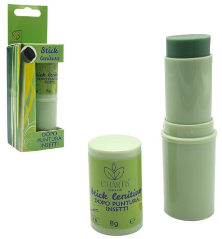 Stick 8g après piqûre naturelle – soulagement immédiat des démangeaisons et rougeurs pour piqûres de moustiques, guêpes, abeilles, tiques, puces, méduses – bourrages, cire d'abeille, huile d'olive