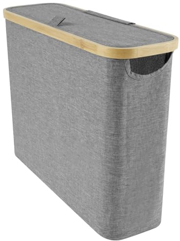 KTCINA Toilettenpapier Aufbewahrung Korb mit Deckel 45 * 15 * 35cm Klopapier Aufbewahrung Stehend Holz Badezimmer Organizer WC Papier Groß Klopapier Aufbewahrung Stehend Aufbewahrung Box