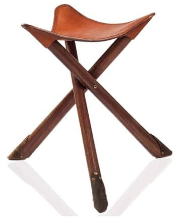Sgabello Pieghevole a Tre Gambe Sgabelli da campeggio pieghevoli con treppiede, portatili, a 3 gambe, alti, for sedia a treppiede, for escursioni all'aperto, caccia, pesca, picnic, viaggi, spiaggia, b
