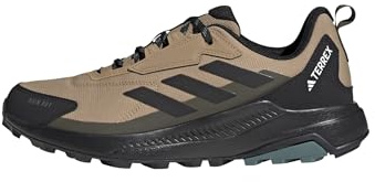 adidas Uomo Terrex Anylander Rain.Rdy Hiking Shoes, Cardboard/Core Black/Shadow Olive, 44 2/3 EU