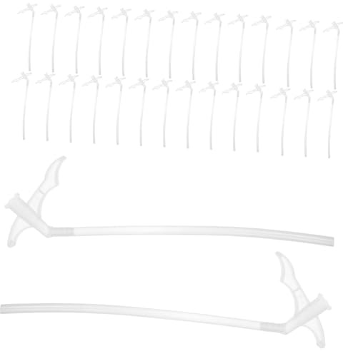 Alipis 30 Pezzi Tubetti di Ricambio in Plastico per Applicatore Poliuretanico Base Filettata Standard, Facili da Usare per Schiume Poliuretaniche Espandenti in Progetti Colore Casuale