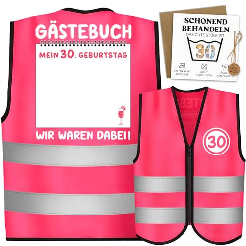 Lustige Geschenk zum 30/40/50/60/70 Geburtstag Mann Frauen, Weste mit Karte Geldgeschenke 30/40/50/60/70, Geschenke zum 30./40./50./60./70.ter Geburtstag, Geburtstagsgeschenk für Männer Frauen