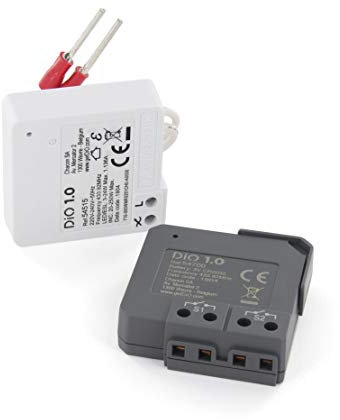 DiO Connectd Home Kit va et vient récepteur + émetteur 250W - Blanc