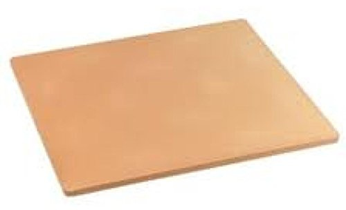 Birkmann, Laib & Seele, eckiger Backstein aus lebensmittelechtem Schamotte, 40 x 30 x 2,5 cm, backofen- und grillbeständig, temperaturbeständig bis 1000 °C, 310001