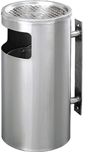 Danieli Posacenere da Muro Con Gettacarte Esterno | Griglia Acciaio | Ø 25 x 51 cm | 12 L | CEP011/P-SI