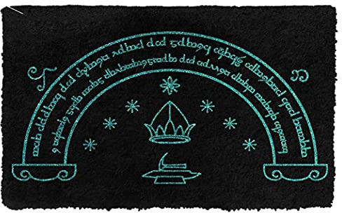 NA Door Mat Indoor Doormat LOTR Doors Of Durin Custom Doormat Thousewarming gifts home decor
