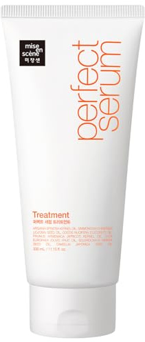 Mise En Scene Perfect Serum Treatment | Korean Hair Mask for Hair Coating Effect, Treatment at Home Care, Wash off Nutritient conditioner, 11.15 Fl. Oz.(330ml)