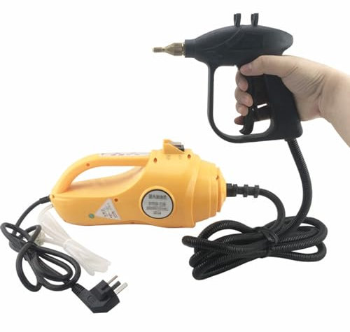 Nettoyeur vapeur mobile 2600 W, haute pression, haute température, vapeur réglable sèche et humide, utilisé pour nettoyer les hottes de cuisine et les climatiseurs 220 V,Yellow