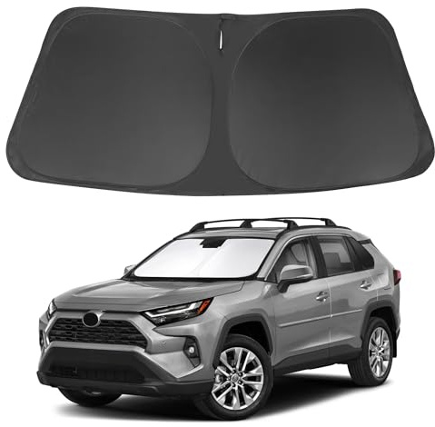 Windshield Sun Shade Front Window Sunshade Fit for Toyota RAV4 RAV-4 2019-2024 2025 2026 Accessories Auto Interior Sun Visor Heat Protection