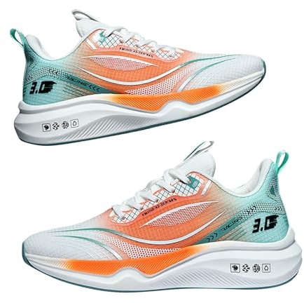 Scarpe da corsa da uomo con assorbimento degli urti in rete traspirante con fondo morbido scarpe da tennis scarpe da ginnastica sportive resistenti all'usura antiscivolo supporto arco scarpe da