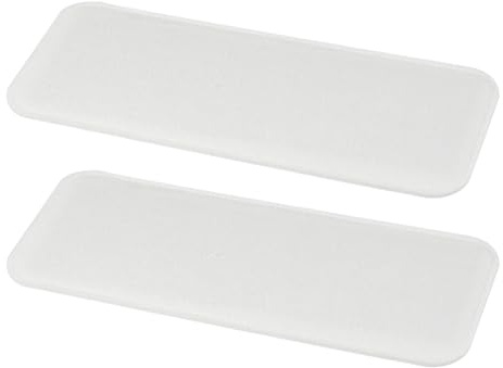 PATIKIL Forma Base In Feltro 30.5X13 Cm 2 Pezzi Rinforzo Fondo Borsa Inserto Ovale Per Borse A Tracolla Zaini Borsoni Bianco