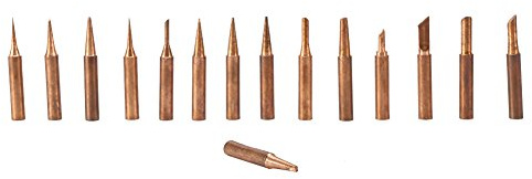 Lötspitze Reine Kupfer-Lötspitzen, 900 M-T-Serie 15 Formen, Niedrigere Temperaturlötung mit Außendurchmesser 6 Mm Innendurchmesser 4 Mm, für 936 937 938 969 8586 852d