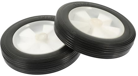JOINPAYA 2piezas Ruedas De Cortacésped Parrilla y Generador Alta Capacidad De Carga