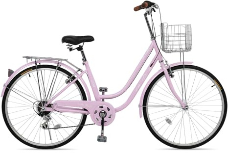 CamPingSurvivals 26 Beach Cruiser Bike, Commuter Bicycle for Women