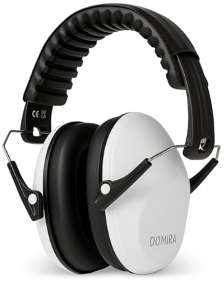 DOMIRA Kids Ear Defenders SNR 26 – Noise Cancelling Ear Muffs for Children, Hearing Protection for School, Travel & Shooting – Lightweight Adjustable Headphones – Multiple Colours Available