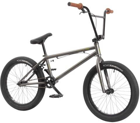KHEbikes KHE Plasm XL BMX 20 Zoll – 21,25 Oberrohr – CrMo Kurbel – 10,9 kg – Affix Rotor – Pivotal Sattel – Anthrazit – für große Fahrer (170–205 cm) – Modell 2025