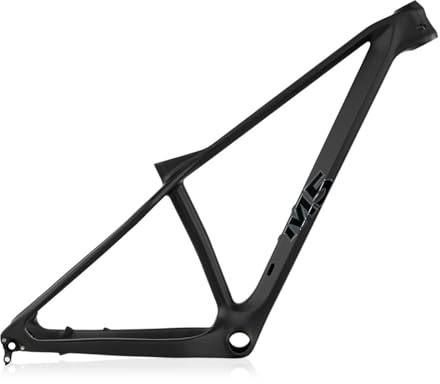 HWEVDHJ Hardtail Cadre De VTT 27.5er 29er Cadre De Vélo De Montagne en Fibre De Carbone 15/17/19/21 Cadre À Axe Traversant 12x148mm Boost Frein À Disque Routage Interne(Schwarz,27.5 * 15)