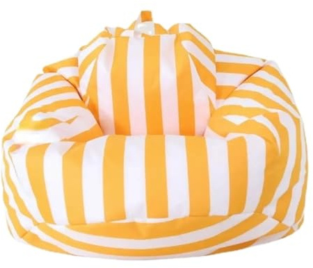 JHSDHYD Sittsäck sittsäck utomhus utan innerkudde (gul, D100 cm-överdrag)