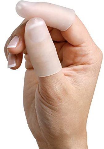 NatraCure Gel Toe Cap and Finger Protector - 6 PACK - (Size: Large/X-Large) - Helps Cushion and Reduce Pain from Corns, Blisters, Hammer Toes, and Ingrown Nails