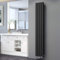 ELEGANT Radiatore di design piatto 1800 x 308 mm Antrazit a doppio strato, radiatore verticale a pannello