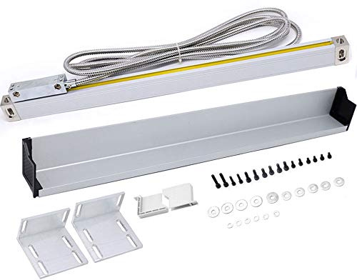 Fasttobuy 200 mm Linearmaßstäbe 50mA Elektronisches Lineal für 2/3- Achsen Digitalanzeige (Effektiver Hub: 200mm)
