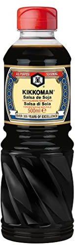 Kikkoman - Salsa de Soja Original, Receta Tradicional, Fermentación Natural, 500ml