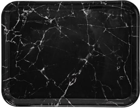 Five Simply Smart - Plateau de Service Effet Marbre Mela 43cm Noir