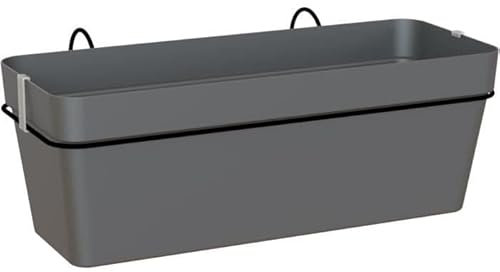 ARTEVASI - Set Balkonkasten capri re 50 cm v2 anthrazit 50,2 x 28,5 x h20 cm - 1,45 l