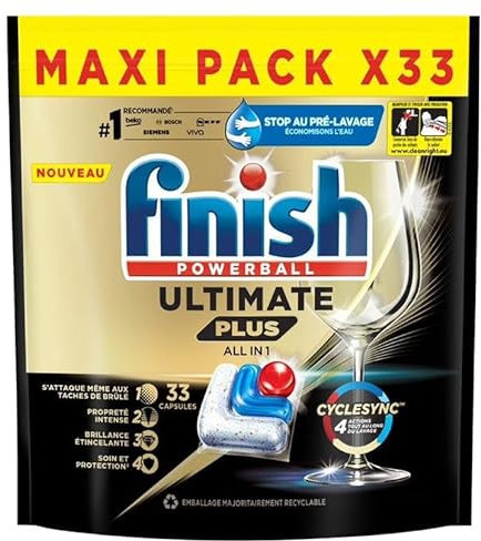 Finish Ultimate pastiglie per lavastoviglie – 33 capsule
