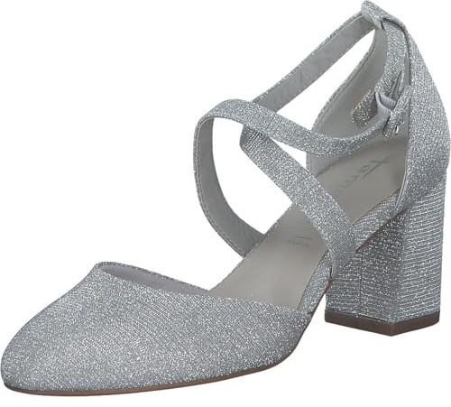 Tamaris Damen Pumps Vegan metallic 40