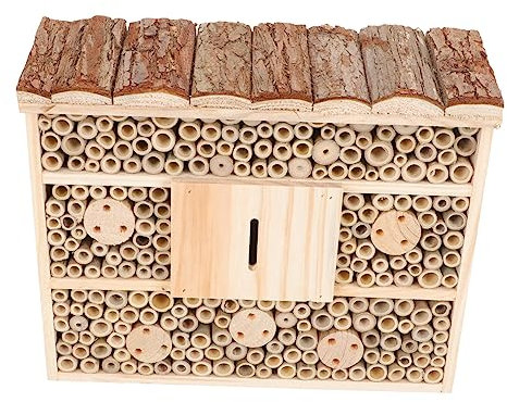 BESPORTBLE Kreatives Insektenhaus Bienenhaus Gartenlebensraum Naturhaus Marienkäferhotel Für Den Garten Marienkäferdekor Maurerhaus Zuchthütte Hängende Hotels Lebensraum Im Freien