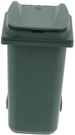 NUOBESTY Mini Poubelle de Table en Plastique Multifonction Couvercle pour Bureau Cuisine, Rangement Compact pour Déchets et Accessoires de Bureau