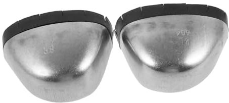 JECOMPRIS 1 Pair Safety Toe Protective Toe Covers Steel Toe Shoe Toe Inserts for Boots Safety Shoe Toe Guard Steel Toe Inserts Safety Footwear Guard Welding Shoes Guard Steel Toe Caps Iron