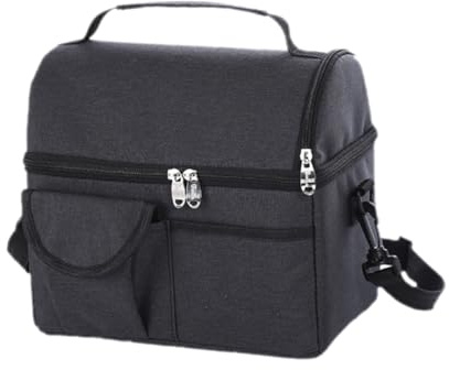Amosfun 2 Piezas Paquete de Mantenimiento Fresco Bolsa de Hielo Bolsas de Frutas Aislante para de Momia Paquete Bebe Packs bebé de Doble Aislamiento Black
