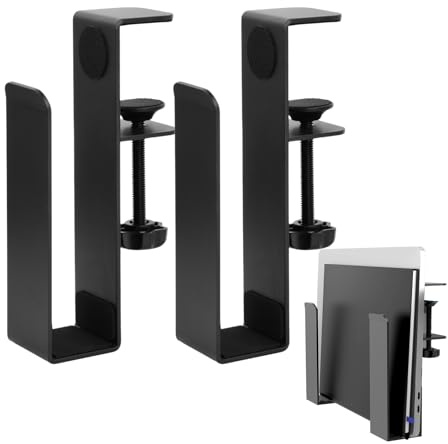 Dokeno Soporte del Ordenador Portátil De Montaje Lateral Ajustable, Mesa Colgante De Metal con Silicona Antirrayas