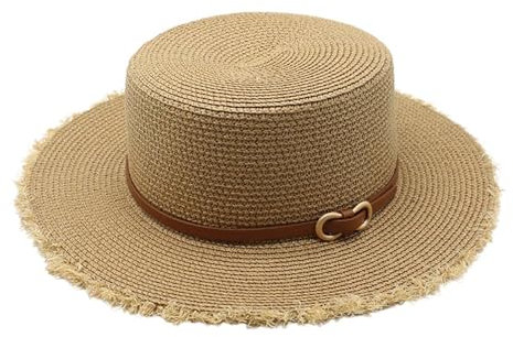 Luadnysin Chapeau Soleil Femme Casquette Queue De Cheval Été Randonnée Bob Jaune Moustiquaire Ete Paille Luffy Country Vintage Cloche Cowboy Chic Brousse Boonie Hat Hijab