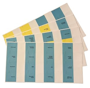 Klebezettel für Tabellenbuch Elektronik Tabellen - Industriemeister | Gesamtband max., Verlag westermann, inkl. Anleitung