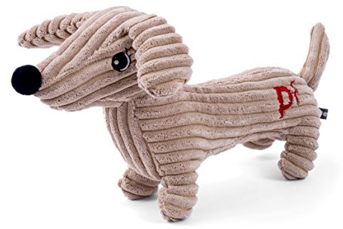 Petface Hundespielzeug aus Kord, Hellbraun