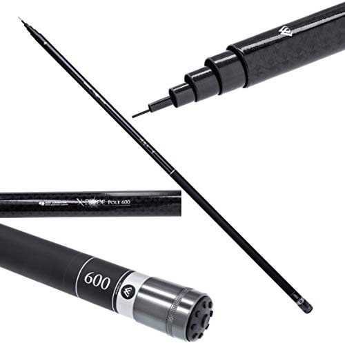 Mikado X-PLODE Pole NG 6,0m /368g voll Carbon teleskopierbare Stipprute