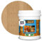 BOX DECO COULEURS Lasure naturelle bio bois intérieur et extérieur écologique Lasural Natura - 1L, Chêne clair