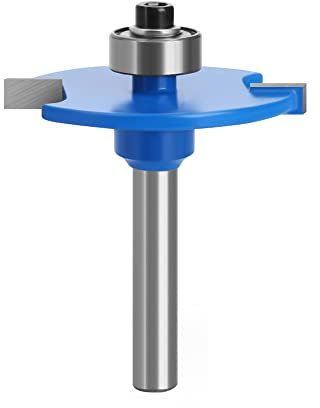 Biscuit Jointer Router Bit Slot Woodworking Tool 1/4‘’Shank Biscuit Joint Slot Cutter Router Bit Woodworking Cutter Tool for Slotting Grooving Rebating Applications