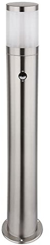 Wegeleuchte mit Bewegungsmelder Außen Aussenleuchten Garten Standleuchte Stehlampe Bewegungsmelder, Edelstahl, dimmbar Fernbedienung, 1x RGB LED 8,5W 806Lm, DxH 14x80 cm
